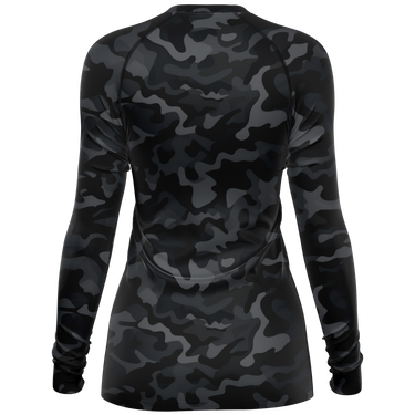 Chokefish™ Long Sleeve Rashguard Camouflage Woman's Shirt-005